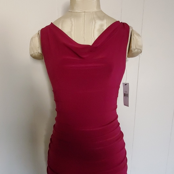 NWT American living Jersey cowl & pleats dress - Picture 2 of 6